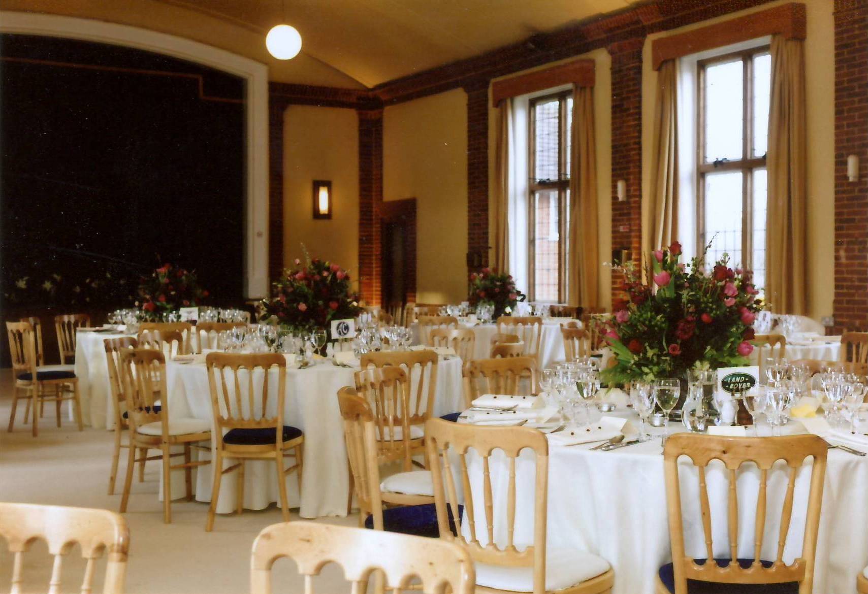 pictures for wedding decoration reception Village Gallery Rotherwick Hall